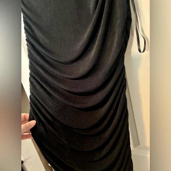 Women’s Forever 21 Slinky BLACK Knit Dress NEW! - Picture 5 of 5